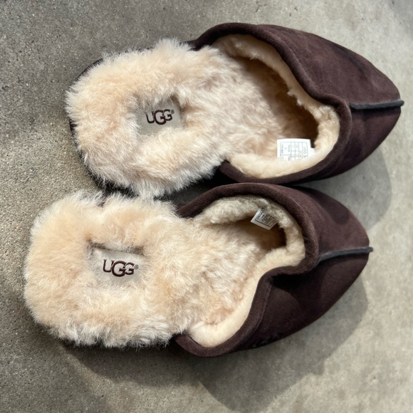 Ugg Scuff Slipper Slides Style 1101111 Brown Espresso Men's Size 11 - Picture 3 of 15